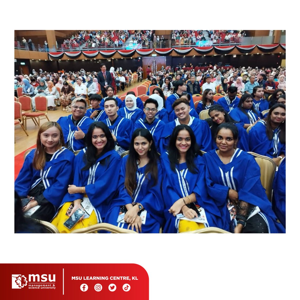 MSULCKL's tweet photo. May your cap fly as high as your dreams 🎓🎓
Congratulations on your convocation day!
Proud of our graduates🌹
#Graduasi25
#lovefromMLC❤
@MSUmalaysia
@MSUcollege https://t.co/wfDp34eJzC