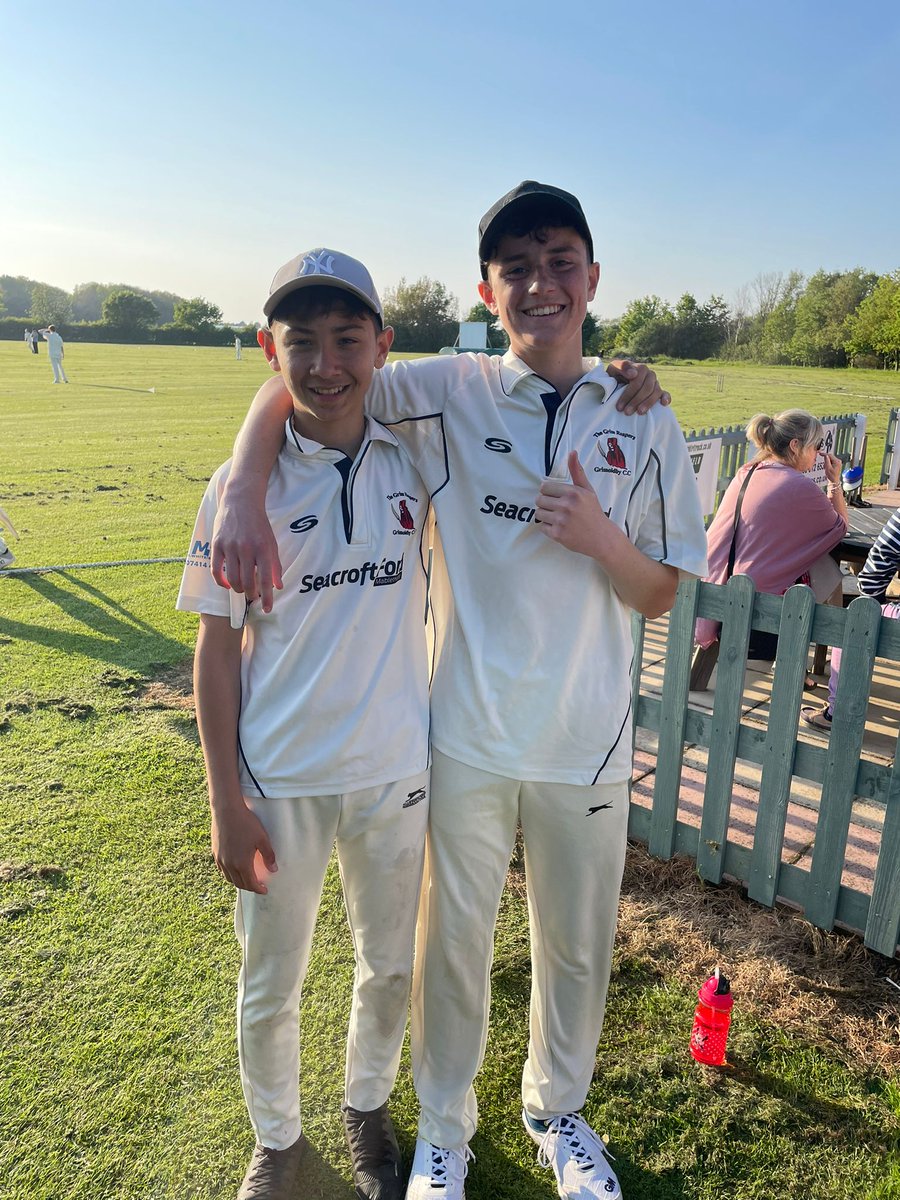 Grimoldby & District CC (@grimoldbycc) on Twitter photo 2 wins & 2 losses from the weekend.
U15's strong performance at <a href="/AlfordCricket/">Alford and District Cricket Club</a> on Friday, with a maiden 50* from H & 43* from Adders.
Defeat for our young Sat XI & U13's, both v <a href="/CleeCricketClub/">Cleethorpes Cricket</a>, but lots of positives.
1XI with a comfortable 7 wkt win. Cannon 50, Taff 4-1. 2 wins & 2 losses from the weekend.
U15's strong performance at <a href="/AlfordCricket/">Alford and District Cricket Club</a> on Friday, with a maiden 50* from H & 43* from Adders.
Defeat for our young Sat XI & U13's, both v <a href="/CleeCricketClub/">Cleethorpes Cricket</a>, but lots of positives.
1XI with a comfortable 7 wkt win. Cannon 50, Taff 4-1.