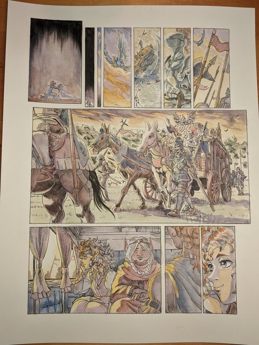 Thanks to everyone who came by! Finished Zelda page here. I'll post it later to my Tumblr after scanning. #webcomics