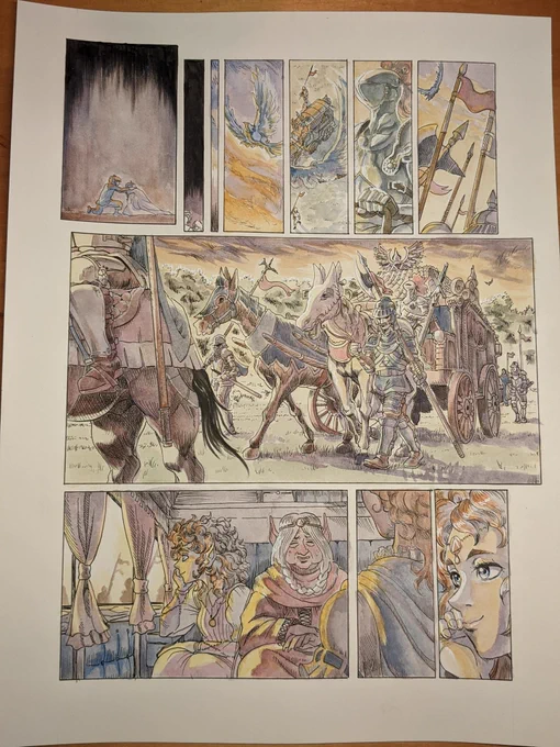 Thanks to everyone who came by!  Finished Zelda page here. I'll post it later to my Tumblr after scanning.  #webcomics