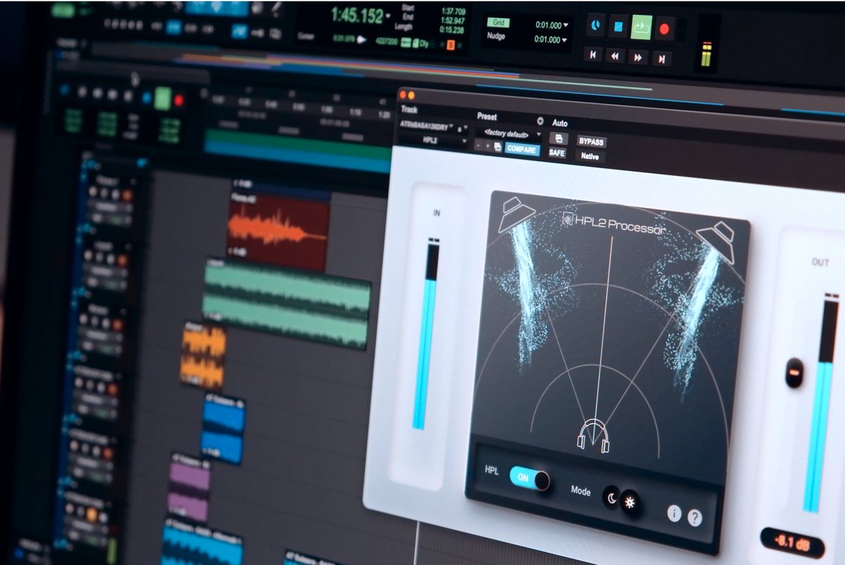 NovoNotesEN's tweet photo. NovoNotes HPL2 Processor gives stereo tracks forward localization and ideal room acoustics Tuned differently to the 3DX, the #HPL2 is focused on the center phantom sound image that is so important in stereo production. Try inserting it into your master track. https://t.co/O3VF9nZycf