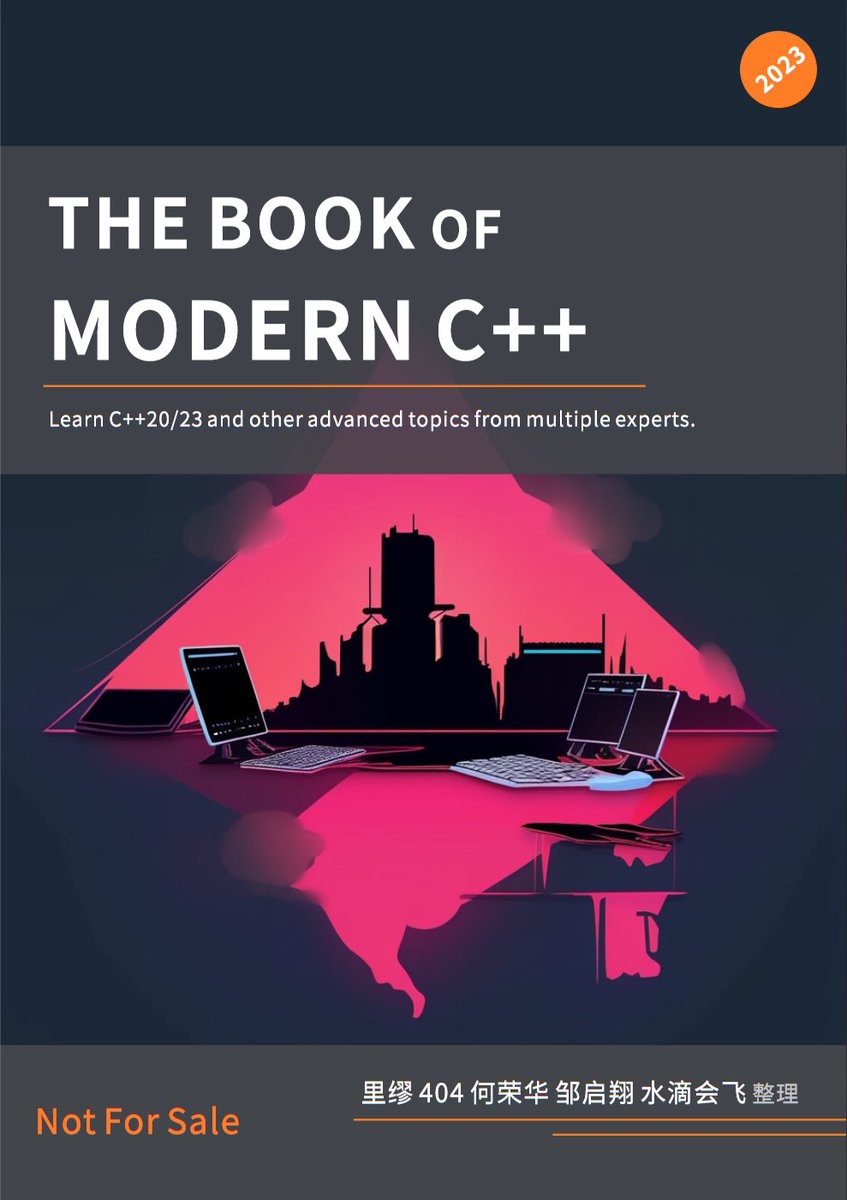 Tw93 on Twitter "工程师学习 推荐一本现代 C++ 的开源书籍「The Book of Modern C++」，10 个
