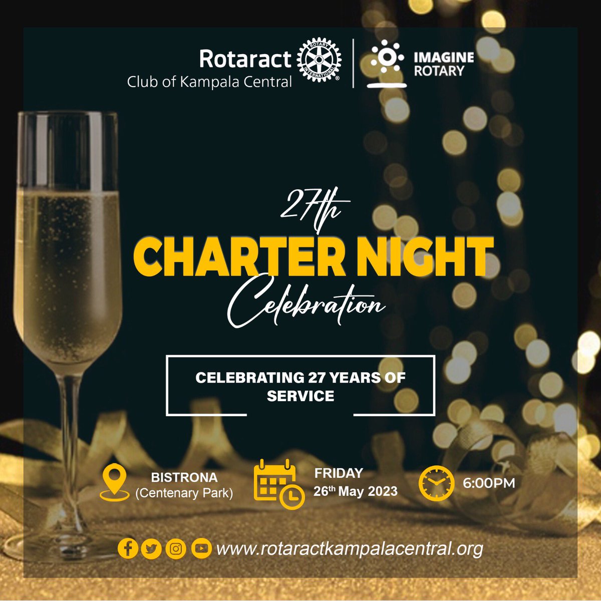 ROCK_Kampala's tweet photo. 🗣️🔊Hello partners in service🔊
Join us this week on Friday at Bistrona as we celebrate our 27 years of service.
Free entry so come one come all and we celebrate together.
#27thCharterNight
#rockprteam
#28thRockInstallation
#CollineInstall https://t.co/nztrX39NJM