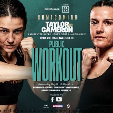 Join us for Wednesday's workout and Saturday's #FightDay5k, open for everyone! Let's sweat it out together. See you there! #TaylorCameron #Women'sboxing