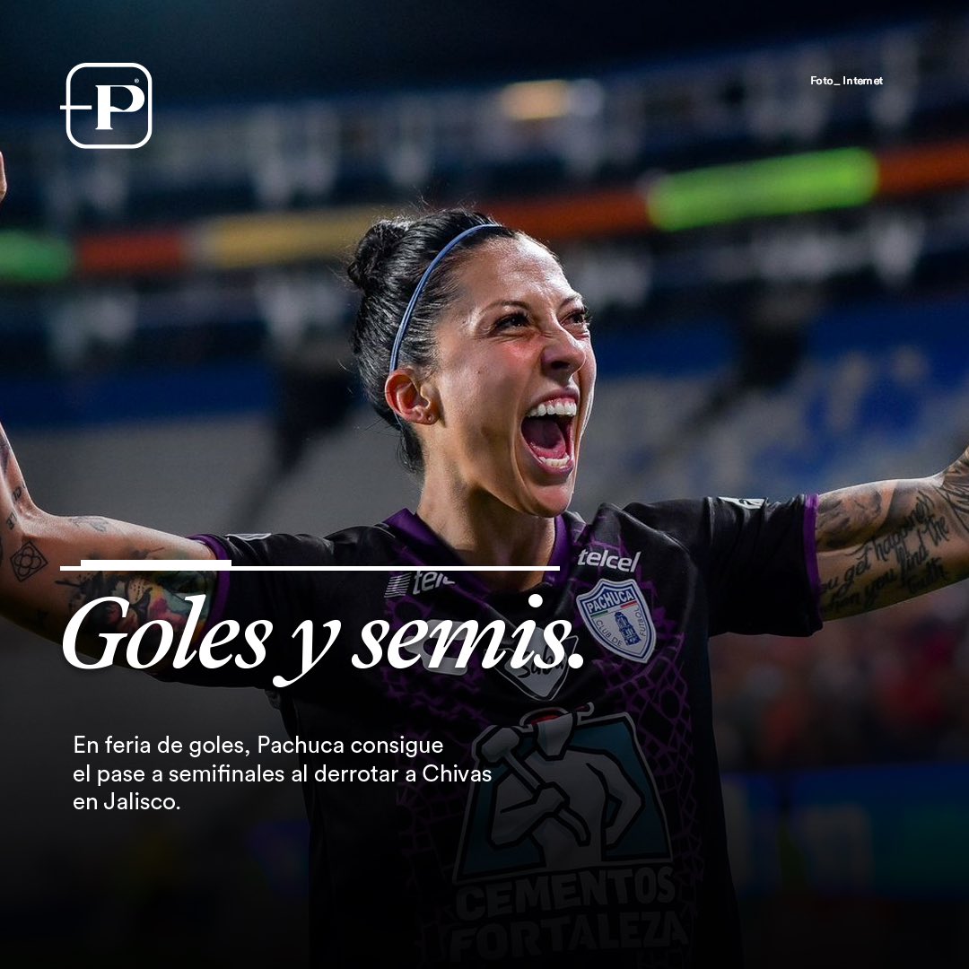 PreviaMx's tweet photo. #Pachuca se mete a semifinales al derrotar a #Guadalajara https://t.co/yjDLLWfyNC