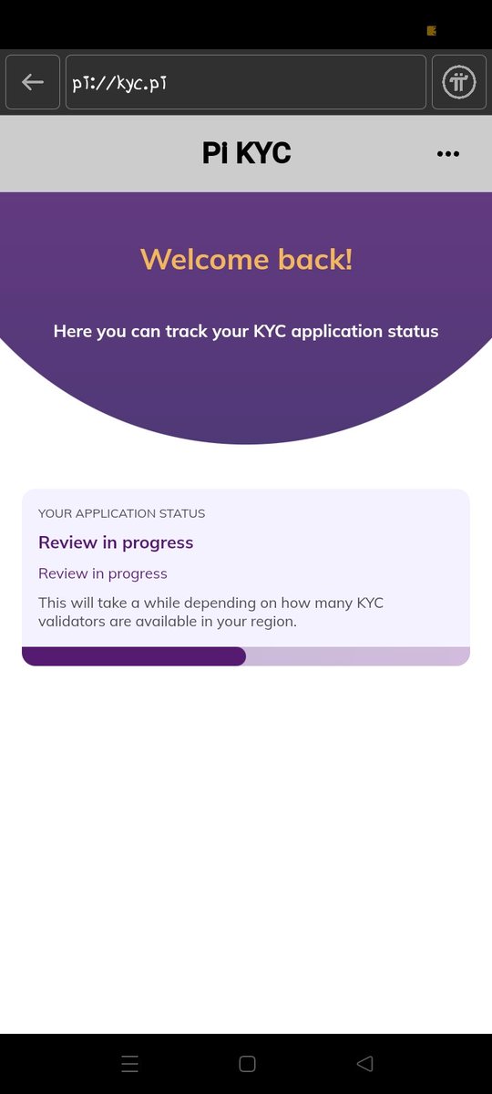 Since two months i did my kyc, it has been like this..help!