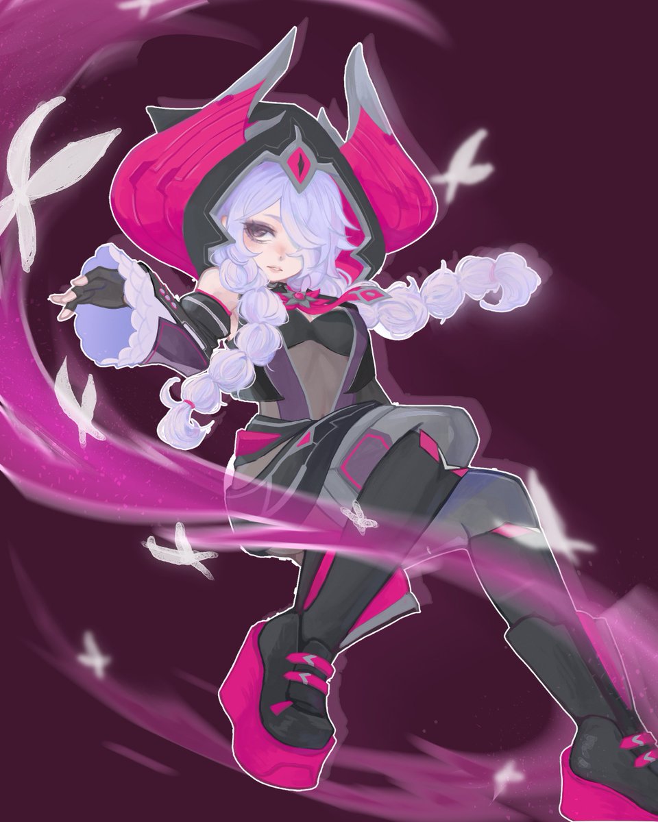 Aru_Vii's tweet photo. Era from  #OmegaStrikers !! I like her a little too much haha https://t.co/hgiTIyzl2O