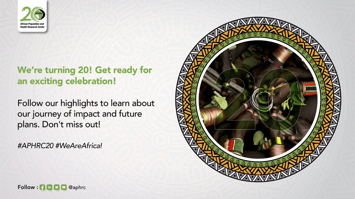 AsegoC's tweet photo. #Iamaphrc! We are celebrating APHRC@20 and telling our story. Am excited to be a part of this journey. Check out our highlights. #WeAreAfrica @aphrc https://t.co/r7z91VP7OX