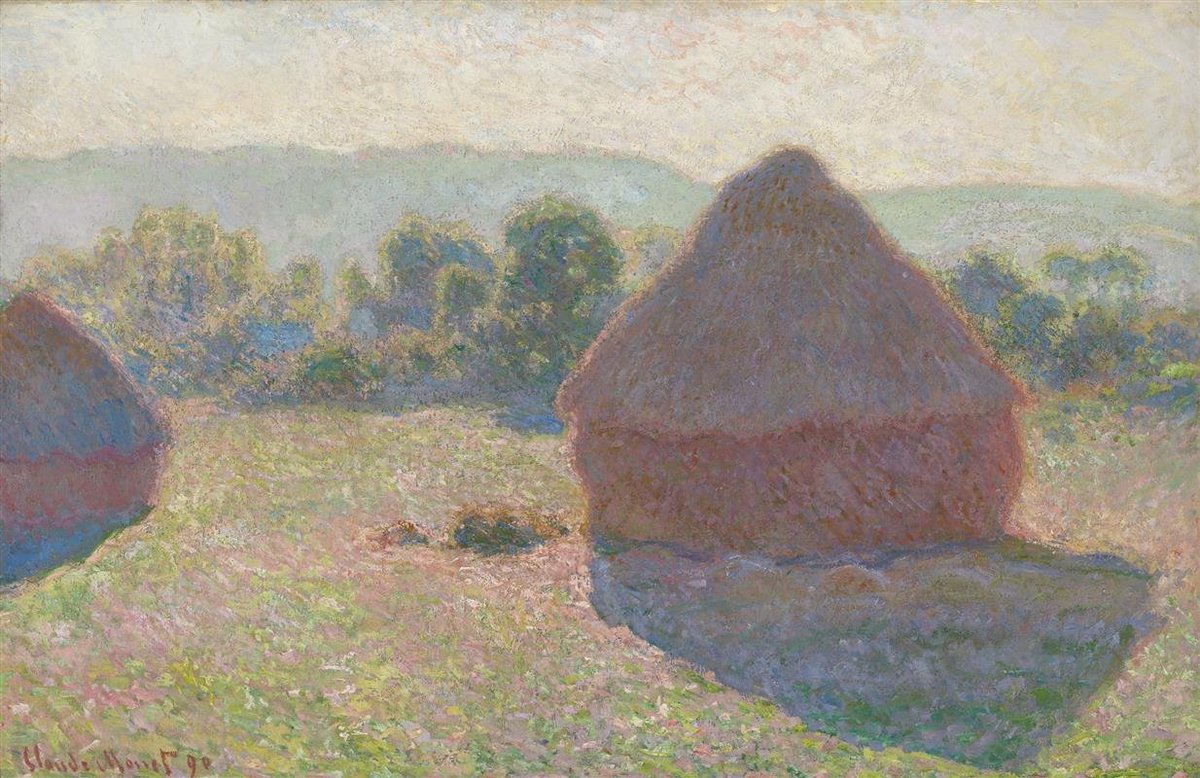 four from monet's 'haystacks' series, 1888-1891