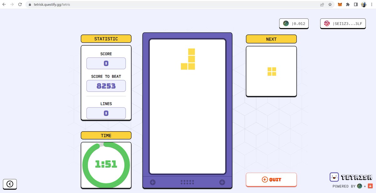 HFarm2010's tweet photo. #questify #seinetworks #BlockedProtocol #tetrisk 
Nice game play https://t.co/lZxbf6xsOJ