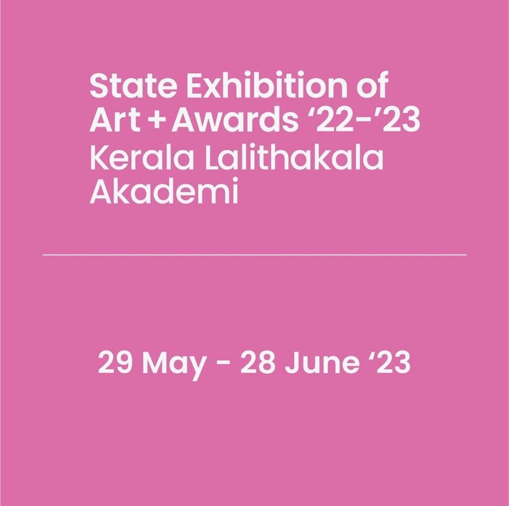 Kerala Lalithakala Akademi and the Department of Cultural Affairs, Government of Kerala, will be conducting the state award ceremony on 29
May 2023, and the art exhibition will go live from 29
May to 28 June 2023.

With you bringing in a % of art into yo… instagr.am/p/CsiFOYTvLJ2/
