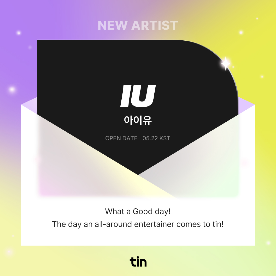 tin_cards's tweet photo. [New Artist]  
What a Good day! The day an all-around entertainer comes to tin!💜💛💜💛
#IU #아이유 #kpop #photocards #포토카드 #디지털포토카드 #tin https://t.co/y622iNsaVy