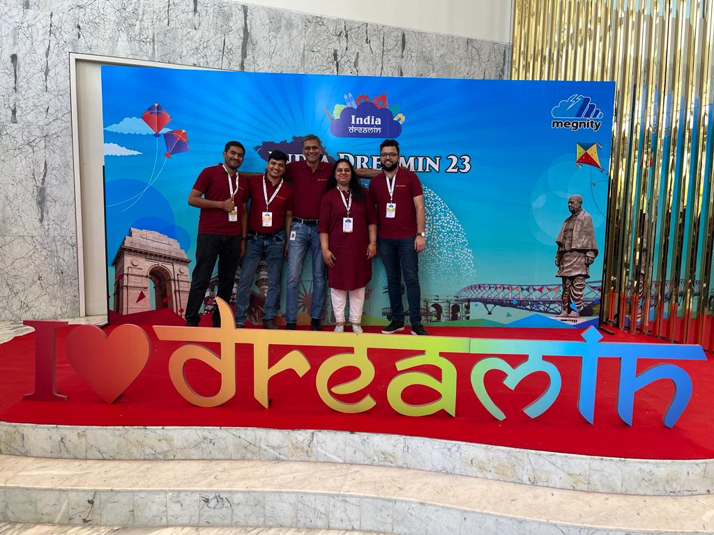 cloudelyinc's tweet photo. And that's a wrap to @sfindiadreamin 🎉 @cloudelyinc family thanks the #IndiaDreamin23 team for giving us the opportunity to be a part of this fantastic event that brought brilliant minds across the globe to one dais!  #thankyou #india #salesforce #salesforcepartner #cloudely https://t.co/YRpoPvT0ki