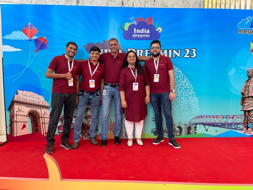 cloudelyinc's tweet photo. And that's a wrap to @sfindiadreamin 🎉 @cloudelyinc family thanks the #IndiaDreamin23 team for giving us the opportunity to be a part of this fantastic event that brought brilliant minds across the globe to one dais!  #thankyou #india #salesforce #salesforcepartner #cloudely https://t.co/YRpoPvT0ki