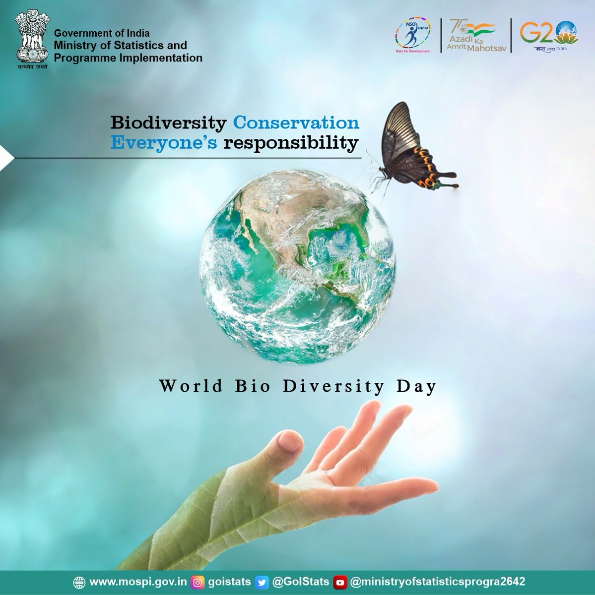 GoIStats's tweet photo. Happy International Day for Biological Diversity! India's natural heritage is rich and diverse, from the majestic Bengal Tiger to vibrant forest flora. As a megadiverse country, India is blessed with unparalleled biodiversity. https://t.co/AiO4zHXcFV