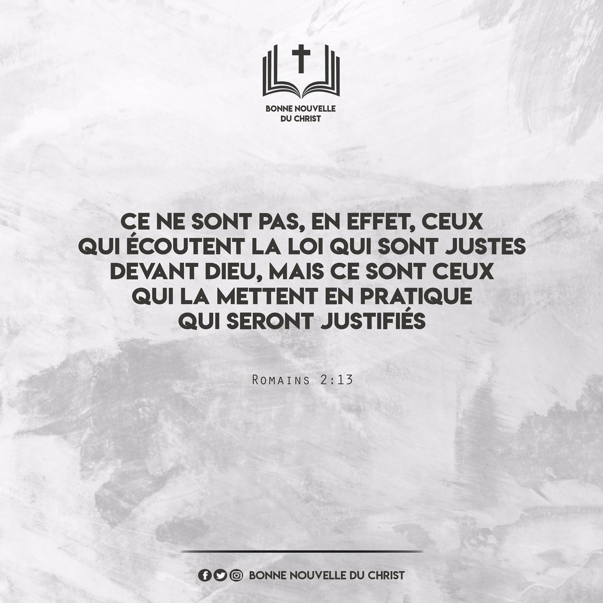 Bonne_Nouv's tweet photo. Mettons en pratique la Parole de Dieu que nous écoutons.
Bon début de semaine en Jésus Christ
#BonneNouvelleDuChrist #Lundi #Mai2023 #Pratique #directives #Paroles #Large_diffusion https://t.co/gzwghvTDZg