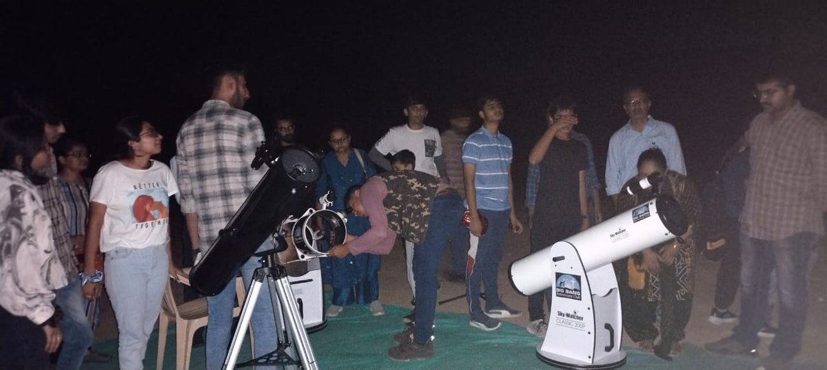 OVSRCSC's tweet photo. Kutch Star Party....held at Rudra mata dam, Bhuj and organized jointly by CSC Bhuj and CSC Rajkot. 52 participants attended the event @narottamsahoo @GUJCOST @InfoGujcost @RscBhuj @RSCBhavnagar @RscPatan @RSCRajkot @dstGujarat @IndiaDST @vnehra @PMOIndia @CMOGuj https://t.co/ZjHy8AvqDO