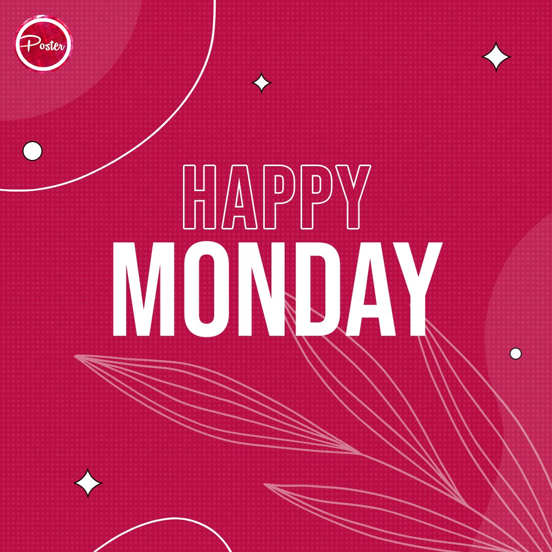 PosterMakerApp's tweet photo. Hello, Monday! Let's start the week with a smile and a positive mindset. Embrace the new opportunities, conquer the challenges, and make this day the start of an incredible week ahead. Happy Monday, everyone!
#happymonday #mondaymotivation #monday #mondaymood #mondayvibes https://t.co/TZgOT8t1X3