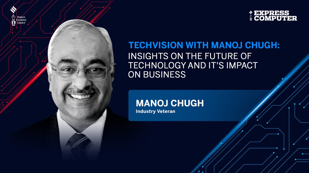 ExpComputer's tweet image. Watch all the episodes of this Exclusive #ChatSeries ~ #TechVision with @manojchugh, Industry Veteran | t.ly/tvmc
@Prabhasjha3110 @Ravignair @AdarshSom @srikrp @NivedanPrakash @H_Y_DESAI @SandhyaMichu @AparnaTawade @voraonline1