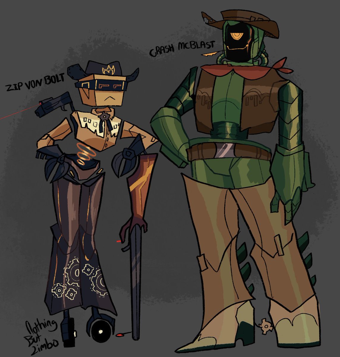 Some designs based on the bounty hunter cards! #Inscryption #inscryptionart