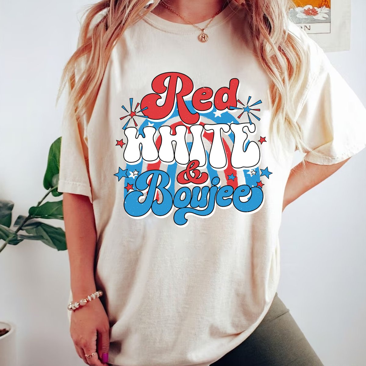 Excited to share the latest addition to my #etsy shop: Red White & Boujee Shirt, 4th of July Sweatshirt, Gift For American, Patriotic Shirt, Freedom TShirt, Independence Shirt, Red White Blue etsy.me/43iitMs #4thofjulyshirt #independenceday #patrioticshirt #fre