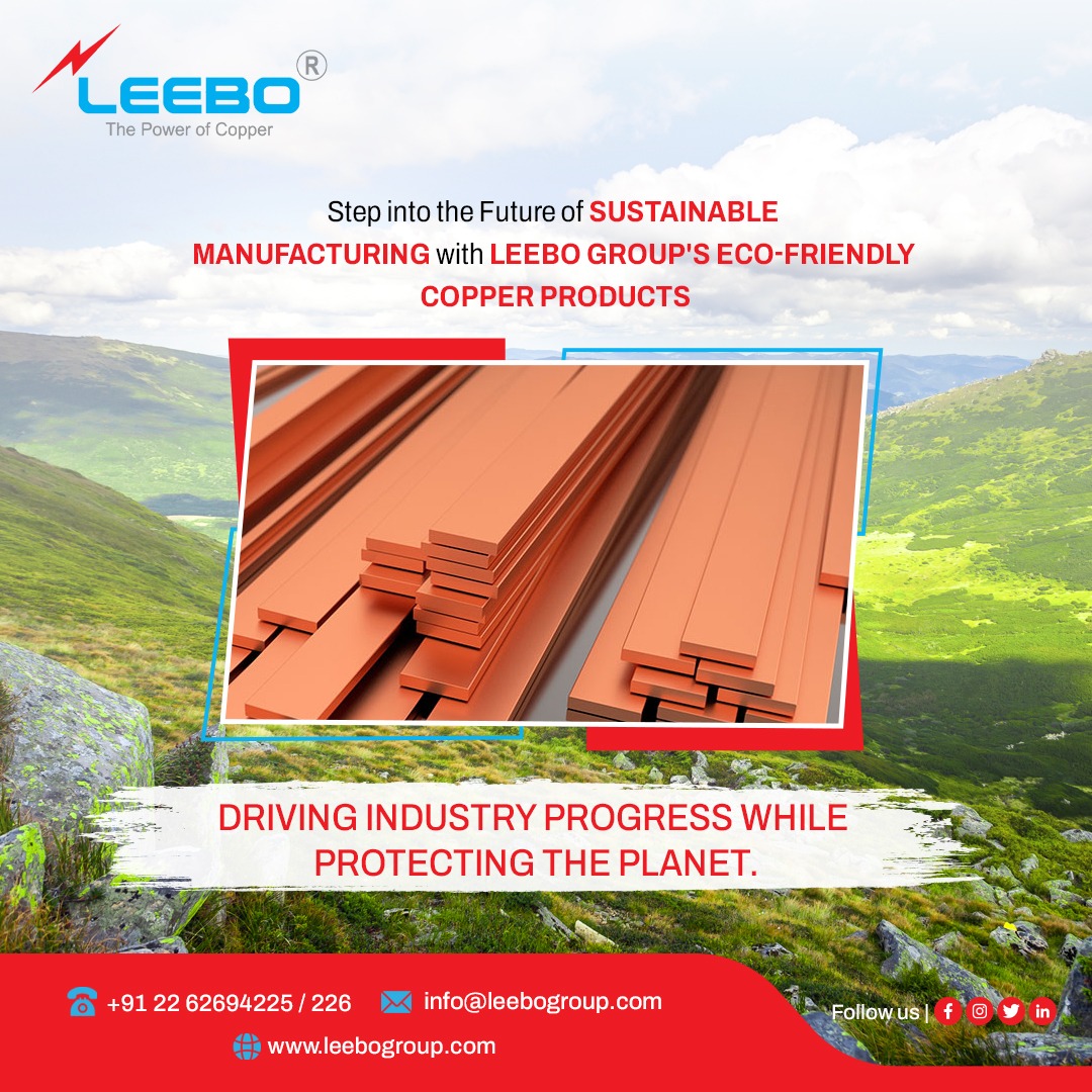 leebogroup's tweet photo. "Leebo Group's environmentally friendly copper and copper products are the stepping stone to the future of sustainable production in the manufacturing industry
We are committed to driving progress in the industry while protecting the environment.

#leebogroup #cooper #copperrod https://t.co/9uo1uiPSb5