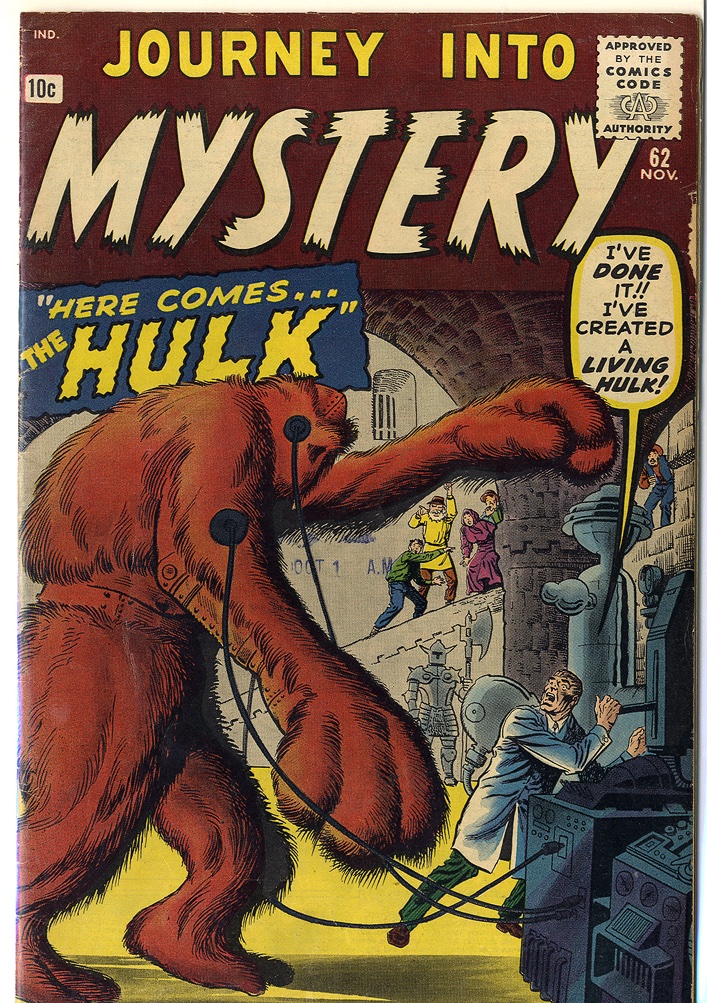 Loston_Wallace's tweet photo. #JourneyIntoMystery #Hulk #Xemnu
My copy of JOURNEY INTO MYSTERY #62! 1st pre-Marvel era "Hulk!" Later renamed, Xemnu! https://t.co/hjr0jFDJpT