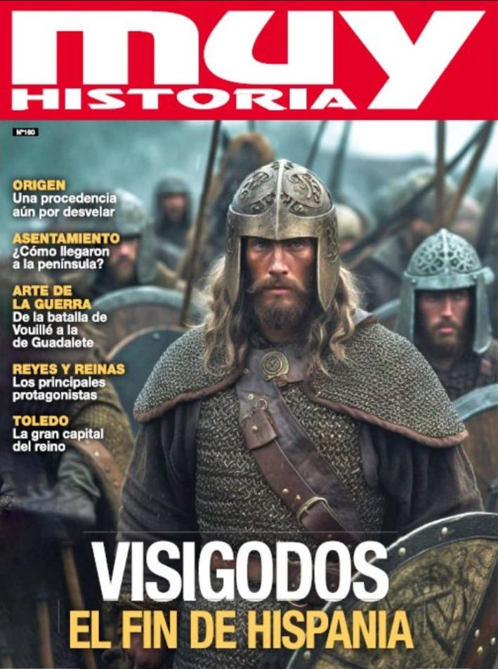 antigua_roma's tweet photo. Te propongo un juego para empezar la semana…

Mira la portada de la revista Muy Historia de junio. Fíjate especialmente en la imagen que acompaña al titular sobre los visigodos.

¿Lo has hecho? En el siguiente tuit te voy a pedir tu opinión… 👇🏻 https://t.co/3C6ChnLkhY