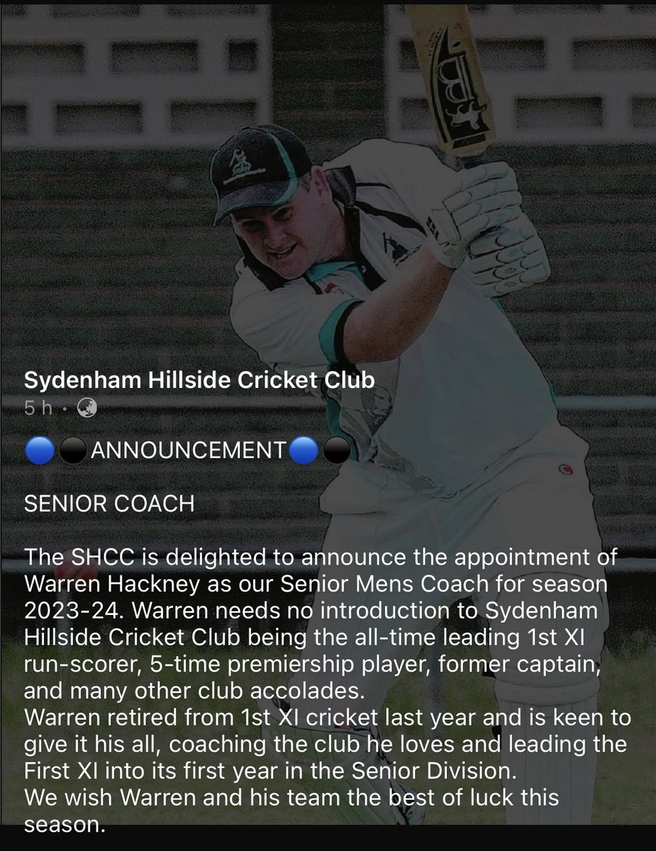 SHCCSTORM's tweet photo. ⚫️🔵 Announcement ⚫️🔵
New Senior Mens coach ⚡⚡ https://t.co/0yiQrFseLJ