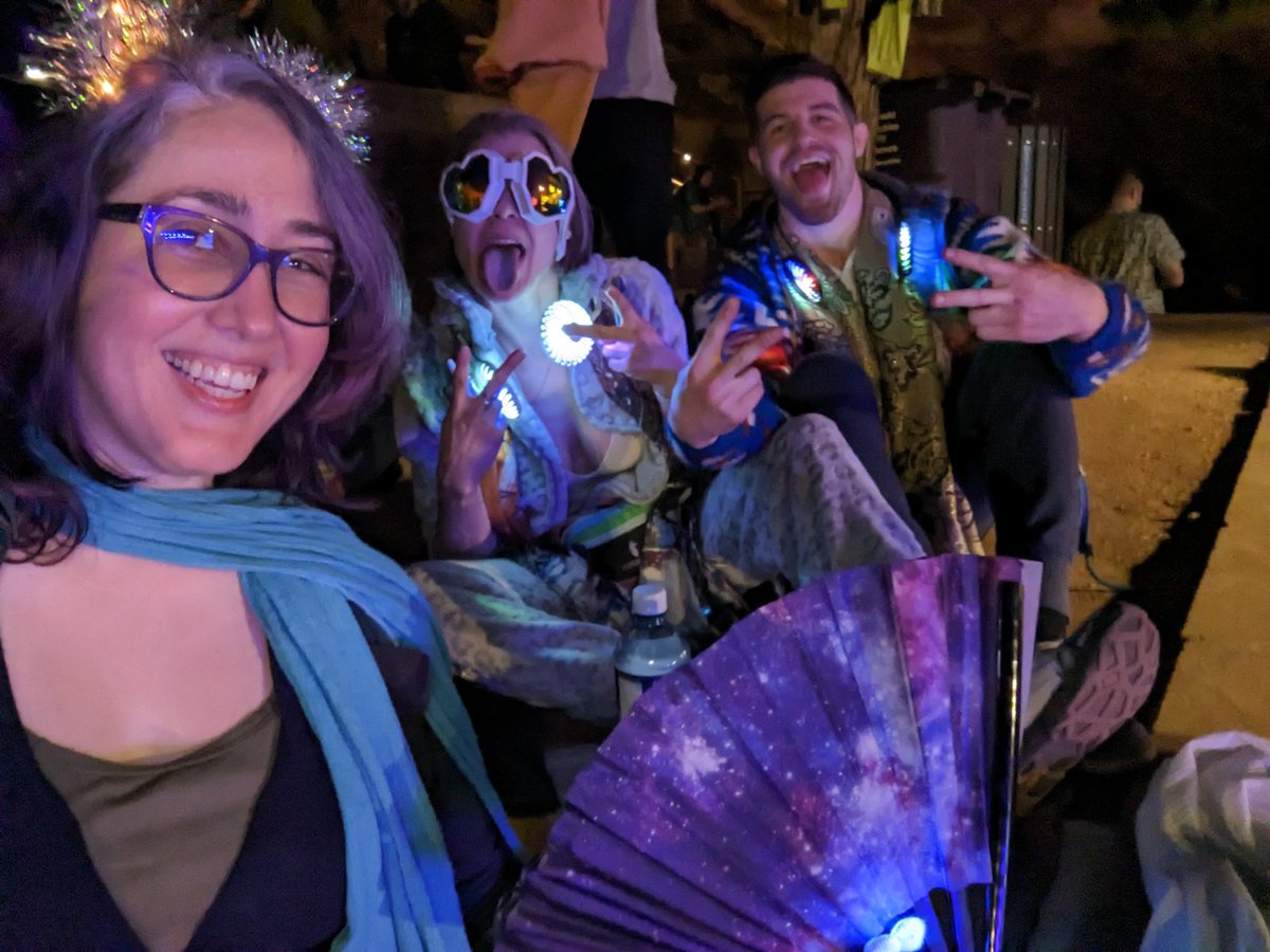 feminudist's tweet photo. Happy birthday I think you said Jocelyn and Jace? Regardless, reppin @ContraPoints at @BeatsAntique https://t.co/ZYYlM2nwCp