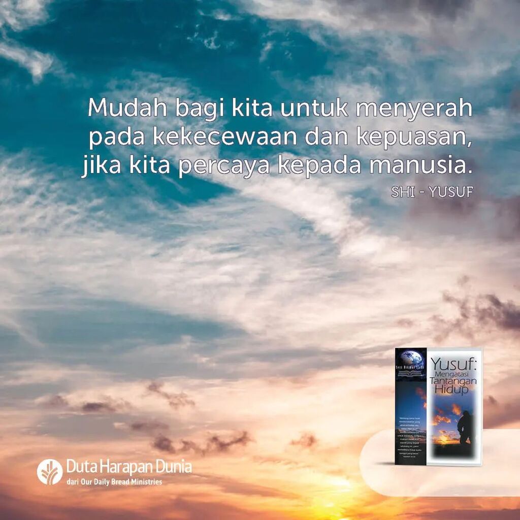 DHDIndonesia's tweet photo. Salah satu karakter yang dapat kita teladani dari Yusuf adalah kepercayaannya yang penuh kesabaran kepada Tuhan. 
Yakobus 1:2-4 mengatakan bahwa hal ini hanya dapat dipelajari melalui ujian.
Yakobus mengajarkan bahwa tanpa kesabaran tidak akan ada kedewa… https://t.co/wdN2BLHjcH https://t.co/w08TRIQzQG