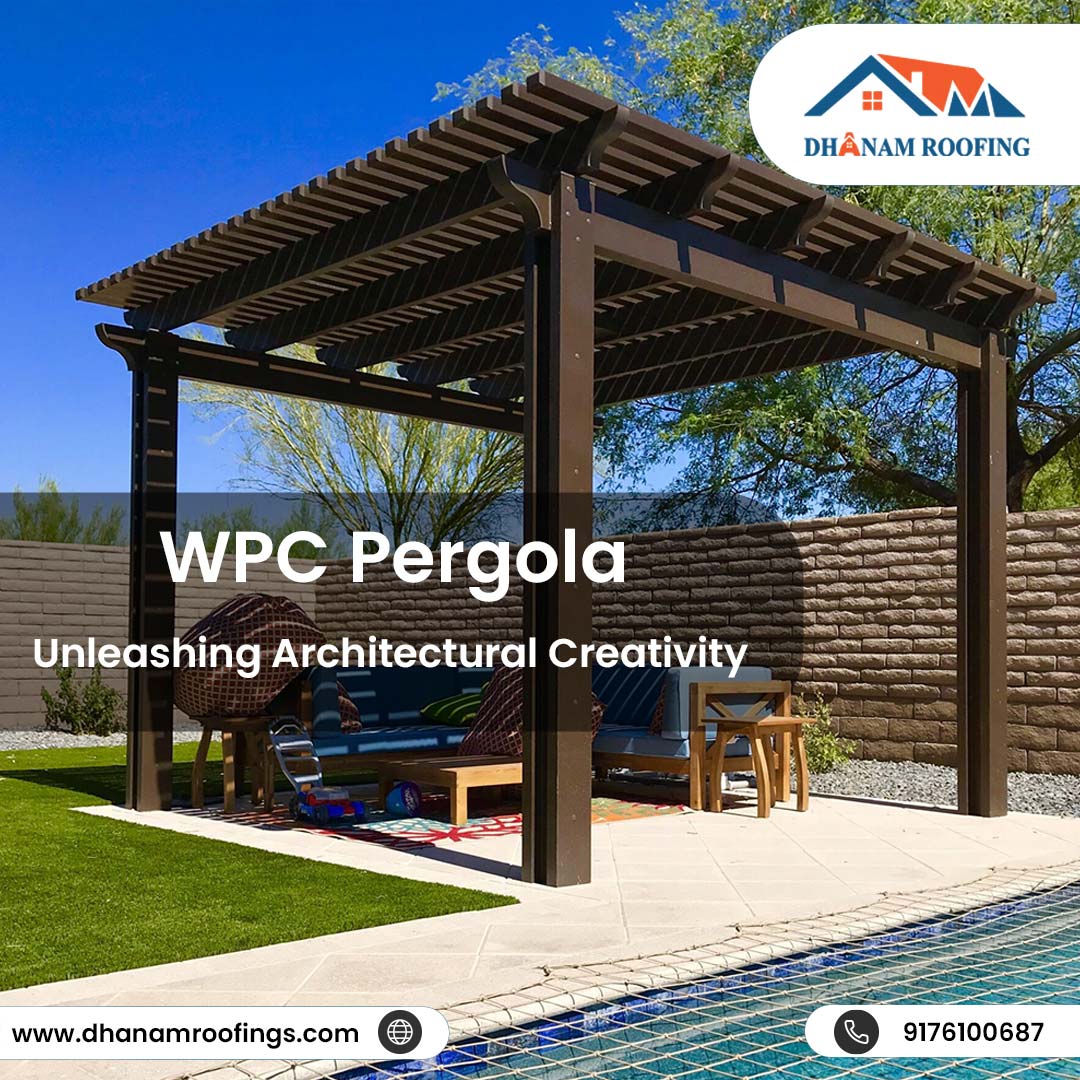 WPC Pergola in Chennai - Dhanamroofing is specialized in WPC  pergola roofing services in Chennai.  

dhanamroofings.com
 9176100687

#wpcpergola #Dhanamroofingmanufacturer #Roofingmanufacturers #roofingcontractors #dhanamroofsheet #roofingsolution #Roofingsystem