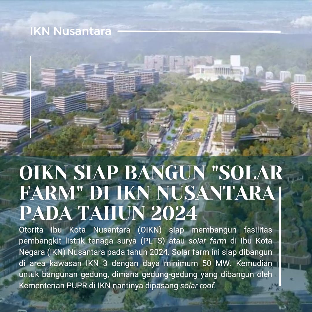 YudaPra85206337's tweet photo. Penolakan konser coldplay oleh FPI hanya cari sensasi 

IKN siap bangun solar farm
#IbuKotaNegara
#IKNNusantara
#PindahIbuKota

Pemerintah komitmen lakukan pemerataan ekonomi di seluruh Indonesia https://t.co/7yhQyZ68BK
