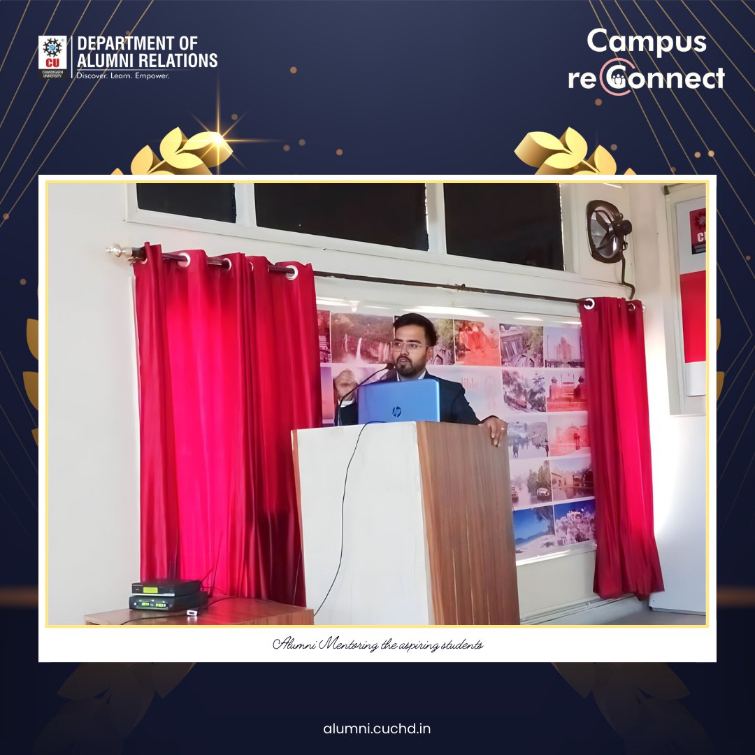 DAR recently organised a very informative and intellectual Campus reConnect session with our esteemed Alumni, Himanshu Gaur, Assistant Area Manager at Reliance Jio.
The session turned out to be a great learning experience for the aspiring students!
#event #mindset #winners