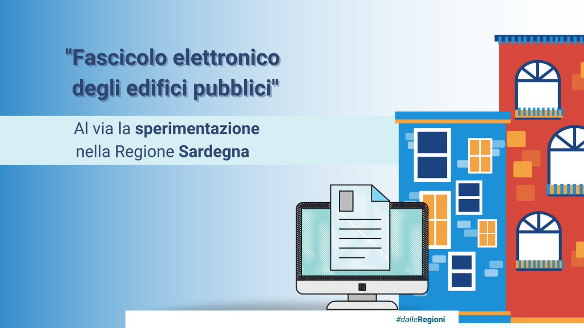 regioni_it's tweet photo. 🏢 Realizzare un’anagrafe completa di tutti gli immobili pubblici

👉 E’ questo l’obiettivo della Regione Sardegna, prima Regione in Italia, ad avviare la sperimentazione del fascicolo elettronico degli edifici pubblici 

Come funziona te lo spieghiamo qui 🔽   

#dalleRegioni https://t.co/dhU2in1pwA