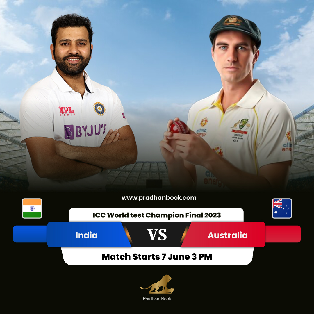 PradhanBook's tweet photo. Battle for Glory at the ICC World Test Championship Final 2023
.
.
Follow @PradhanBook 
.
.
#WTCFinal2023 #RohitSharma #India #australia #WTCFinal #WTC2023 #ShubmanGill  #ViratKohli #GujaratTitans #CSKvsGT #IndianCricket #RCBvGT #Chepauk #RoyalChallengersBangalore #pradhanbook https://t.co/R9LsoKkNkm