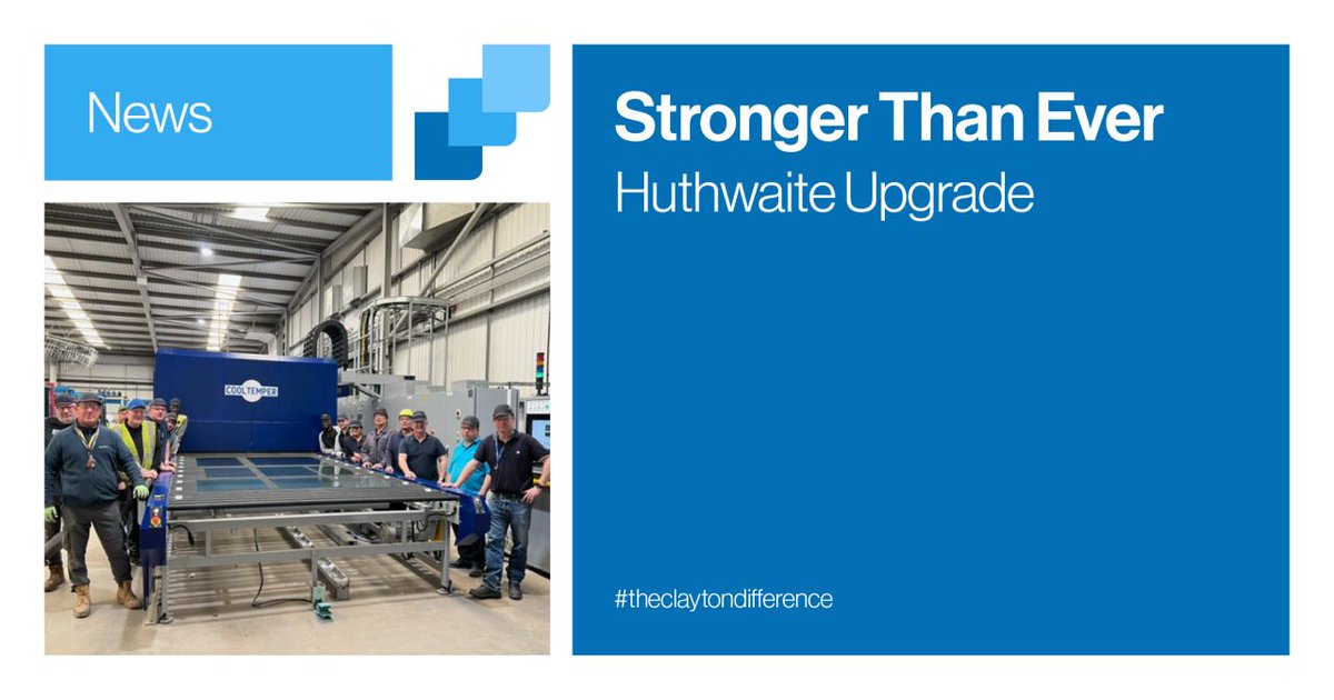 We’re excited to announce the completion of a new tempering plant at our Huthwaite site, increasing productivity by 30-35%. Thank you to all who participated in the project and our valued customers for their support!

Read our newsletter to find out more: lnkd.in/eXqm-djA
