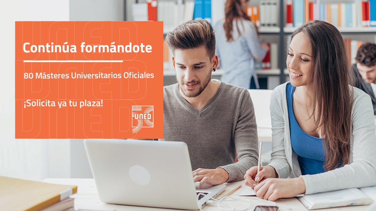 Hoy 22 de mayo se ha abierto el plazo de preinscripción  para la oferta de Másteres de la #UNED.
uned.es/universidad/in…