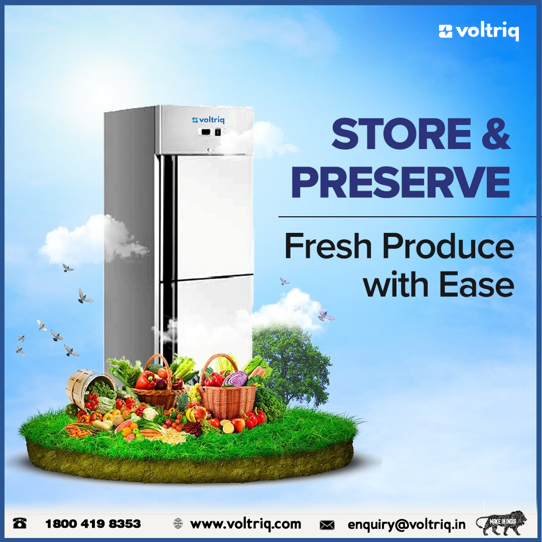 VOLTRIQ MAKE IN INDIA,  VOLTRIQ MADE QUALITY PRODUCTS FOR YOU  INTELLIGENT PERFORMANCE COOLING CONTROL VISI COOLER  STORE & PRESERVE FRESH PRODUCE WITH EASE  #voltriq #voltriqindia #bestdeals #bestoffers #GeMIndia #Gemportal #gemdealer #indianproducts #Refrigerator #visicooler