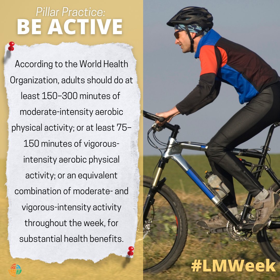 SocietyLm's tweet image. LM week - Day 2 - Physical activity

#LMWeek #lifestylemedicine #lifemedglobal #PALM #exercise #physicalactivity