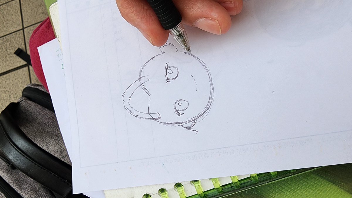 nanaseruw's tweet image. くそー、まめっこちゃんの正式デザインあげようと思って描き出したら雨降ってきやがったー！

#JPWEX #まめっこ