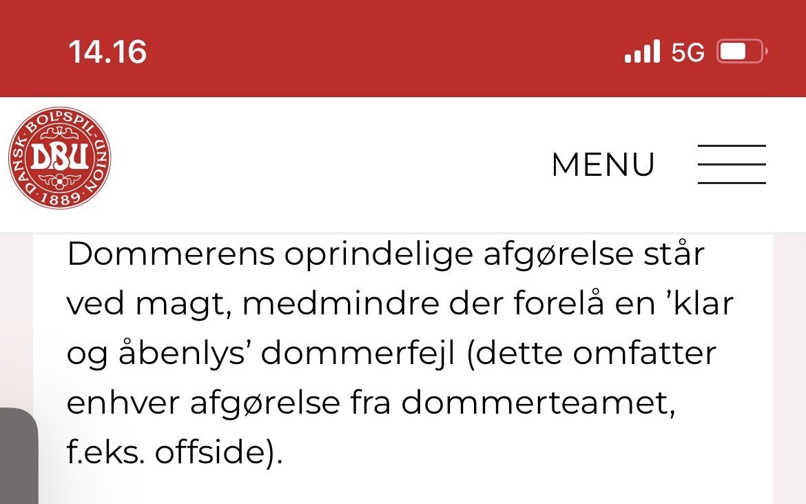 JensArnborg's tweet photo. @RasmusLund19 @mettecornelius @simonvikkelso Det er der ifølge DBU’s egen VAR-protokol. https://t.co/CDYs9IUs8D