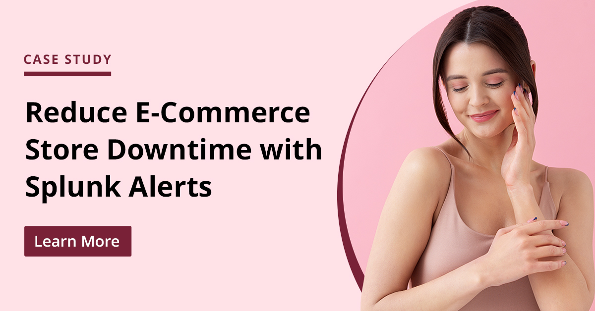 gspanntech's tweet photo. Read how GSPANN helped an American skincare products manufacturer set up near-real-time monitoring with unique #alerts for the company’s #ecommerce system using #Splunk, ensuring a 99.99% uptime.
https://t.co/5djzzwlwLy
#SplunkAlerts #IntelligentAlerting #ML #SiteVerification https://t.co/ZjKcPU3I8D