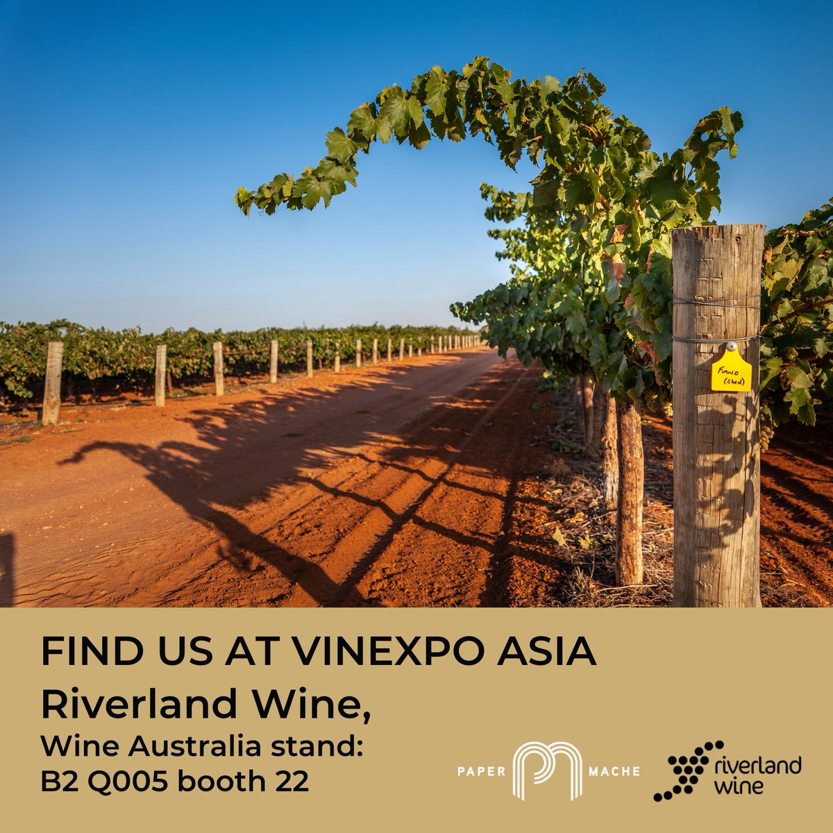 Vinexpo Asia kicks off tomorrow and runs until the 25th May.  

Come along and taste the Paper Mache wines from the Wacky Grape Company.

From the 23rd-25th May, Singapore. See you there!

#ThinkTryBuyRiverland #RiverlandSA #Riverland #RiverlandWine #AussieWine #VinexpoAsia