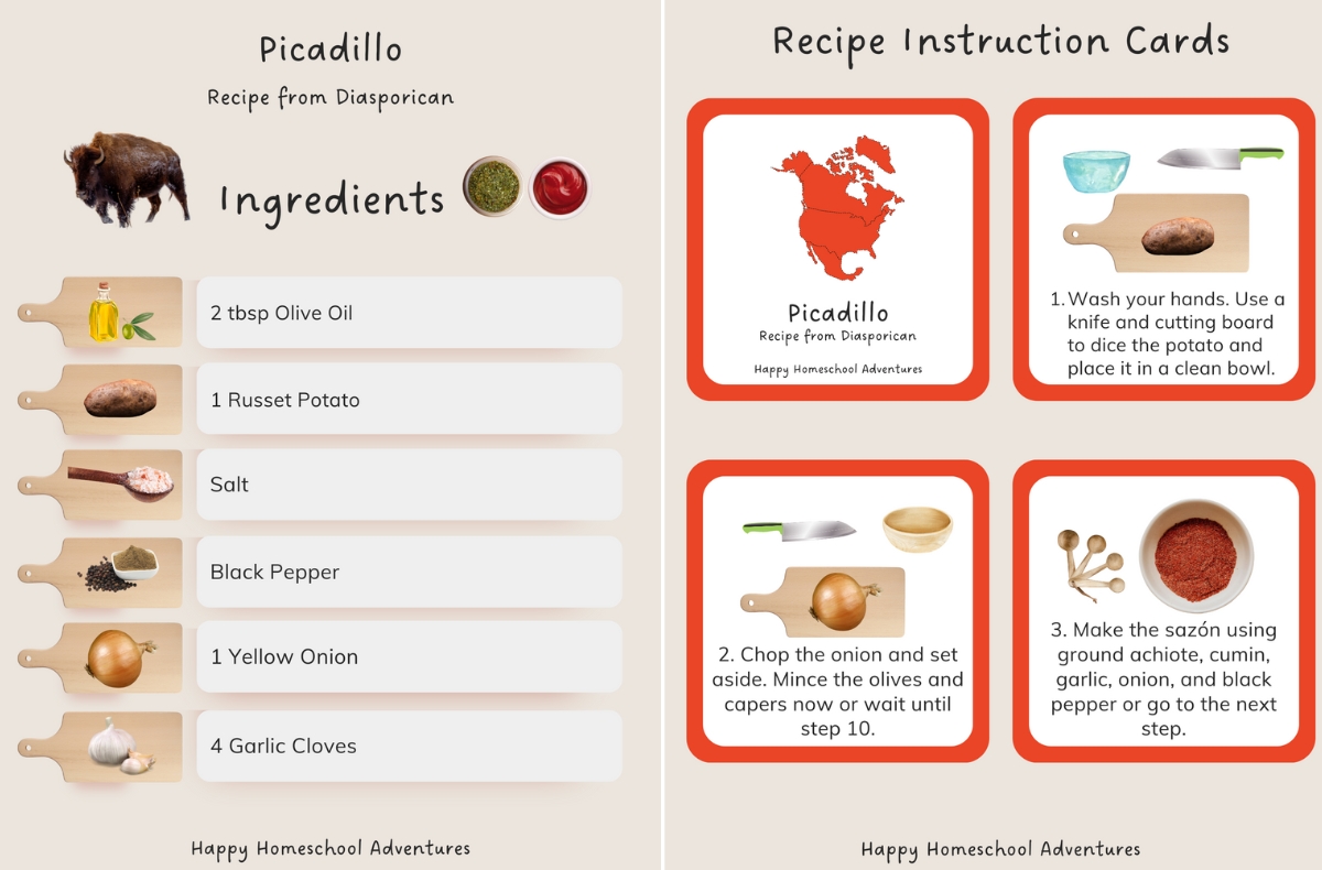 HappyHomesCool's tweet photo. An easy picadillo recipe with pics that everyone can enjoy:
https://t.co/mB2OMCjxRw
@eatgordaeat #homeschool #cooking #CookWithKids #parents #caregivers #PuertoRico https://t.co/PEZdQZiAsC