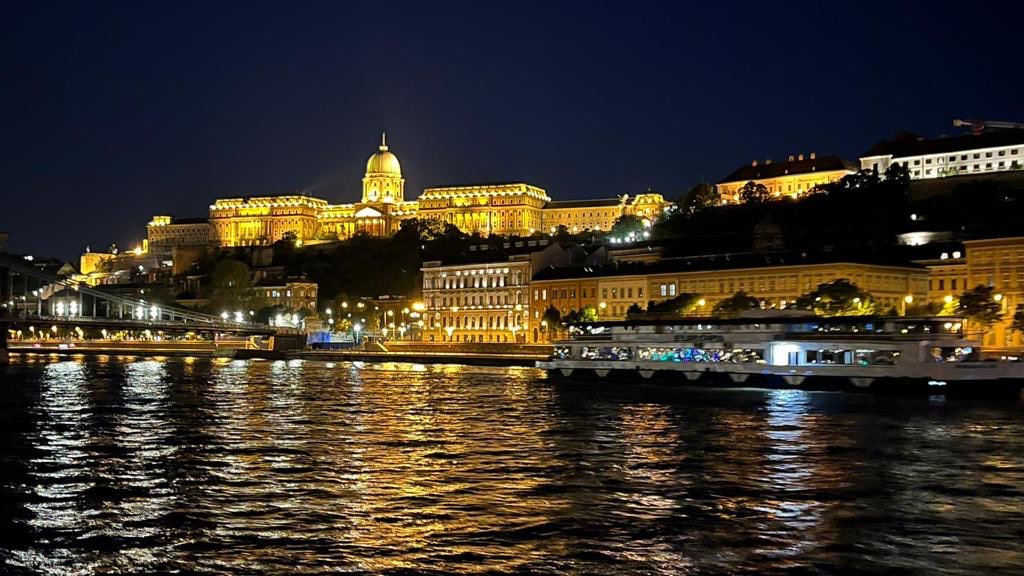 uk_sally's tweet photo. My first impressions of a #rivercruise are all great! Beautiful ship, great food and amazing views of #Budapest by night! I’m asking myself why I have waited so long to try this! @RiverVoyages @Cruise_118 @Emerald_Cruises https://t.co/jYkTwsX37x