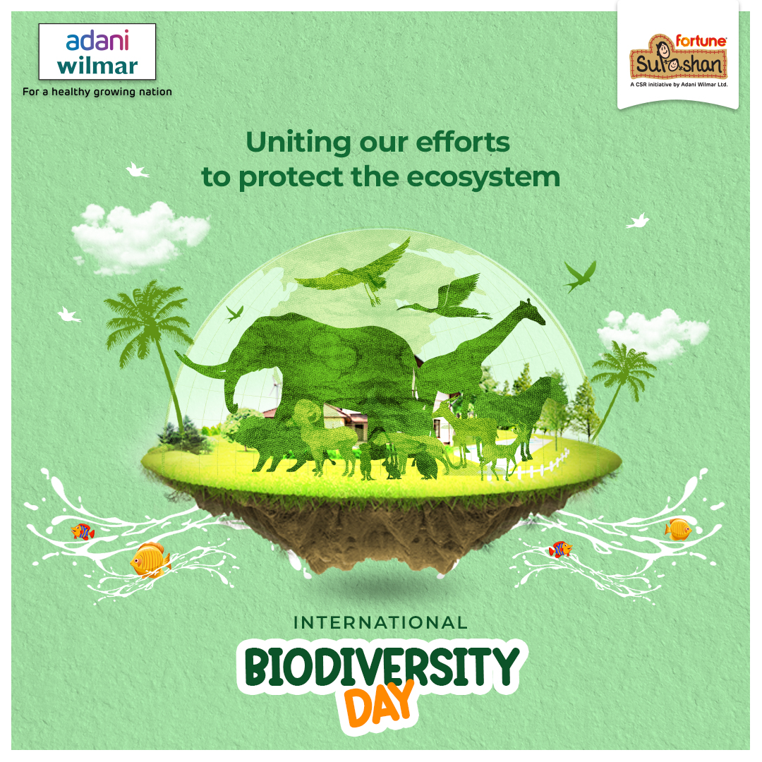 FortuneSuPoshan's tweet photo. Biological diversity is the symbol of our coexistence and it denotes the beauty of nature. Let's spread awareness and protect the diversity which resembles our home, our earth.
#IBDD #BiologicalDiversityDay #Nature #Awareness #FortuneSuPoshan @AdaniFoundation https://t.co/LpRkG022lO
