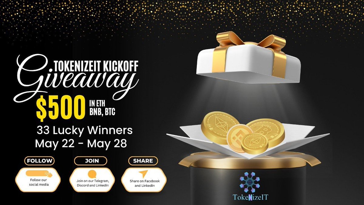 airdropinspect's tweet photo. New airdrop: TokenizeIT (USDT)
Total Reward: $500 USDT
Rate: ⭐️⭐️⭐️⭐️
Winners: 33 Random
Distribution: within 3-5 days after ends

Airdrop Link: https://t.co/ZxOwFXeLpZ

#Airdrop #Airdrops #Airdropinspector #TokenizeIT #USDT #Crypto #Bitcoin https://t.co/krcLDdCBfp