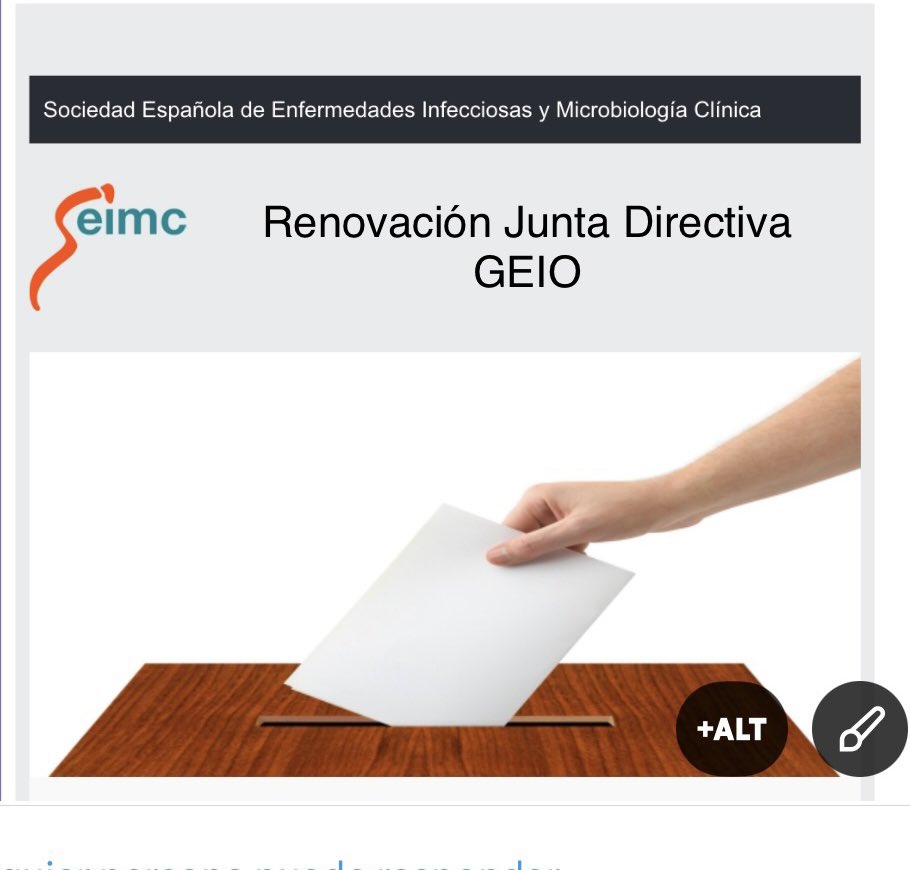 infeccHRUmalaga's tweet photo. Perteneces a @GeioSeimc ? Nuestra compañera #BeatrizSobrino (@beasobrino_d)  del @infeccHRUmalaga se presenta como #candidata a la #JuntaDirectiva de #GEIO, vota por ella! No te defraudará, te lo aseguramos nosotros que la conocemos bien 😉plazo hasta el 31 de Mayo https://t.co/gvBLOIGByb