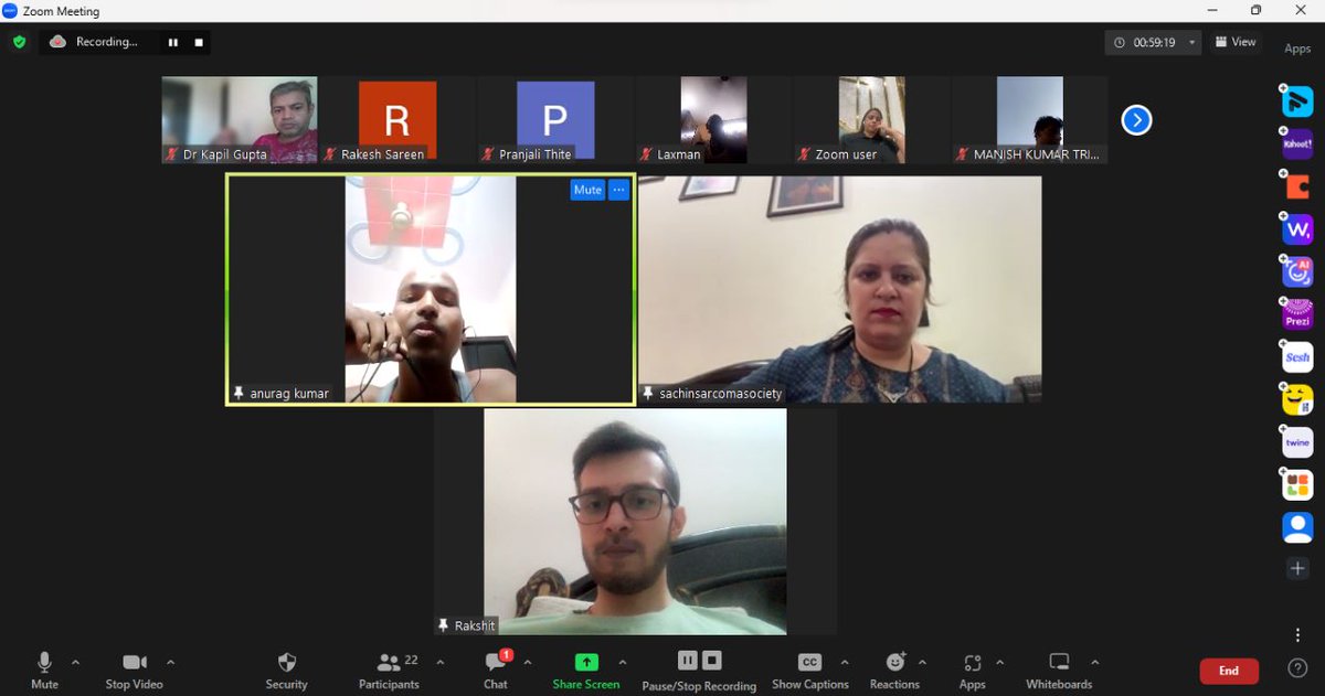 SachinSarcoma's tweet image. Organised 158 th #sarcoma #supportgroup meeting. Patients shared their experiences n feelings on how they feel during treatment n how they deal with their negative emotions 2 stay positive during treatment. Interacting with other patients always give #hope #youarenotalone #cancer